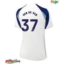 Camiseta Tottenham Hotspur Micky van de Ven #37 Primera Equipación para mujer 2025-26 manga corta
